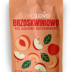 Мус Яблучно-персиковий 100% БЕЗ ДОБАВЛЕННЯ САХАРА OWOLOVO 200 г Польща