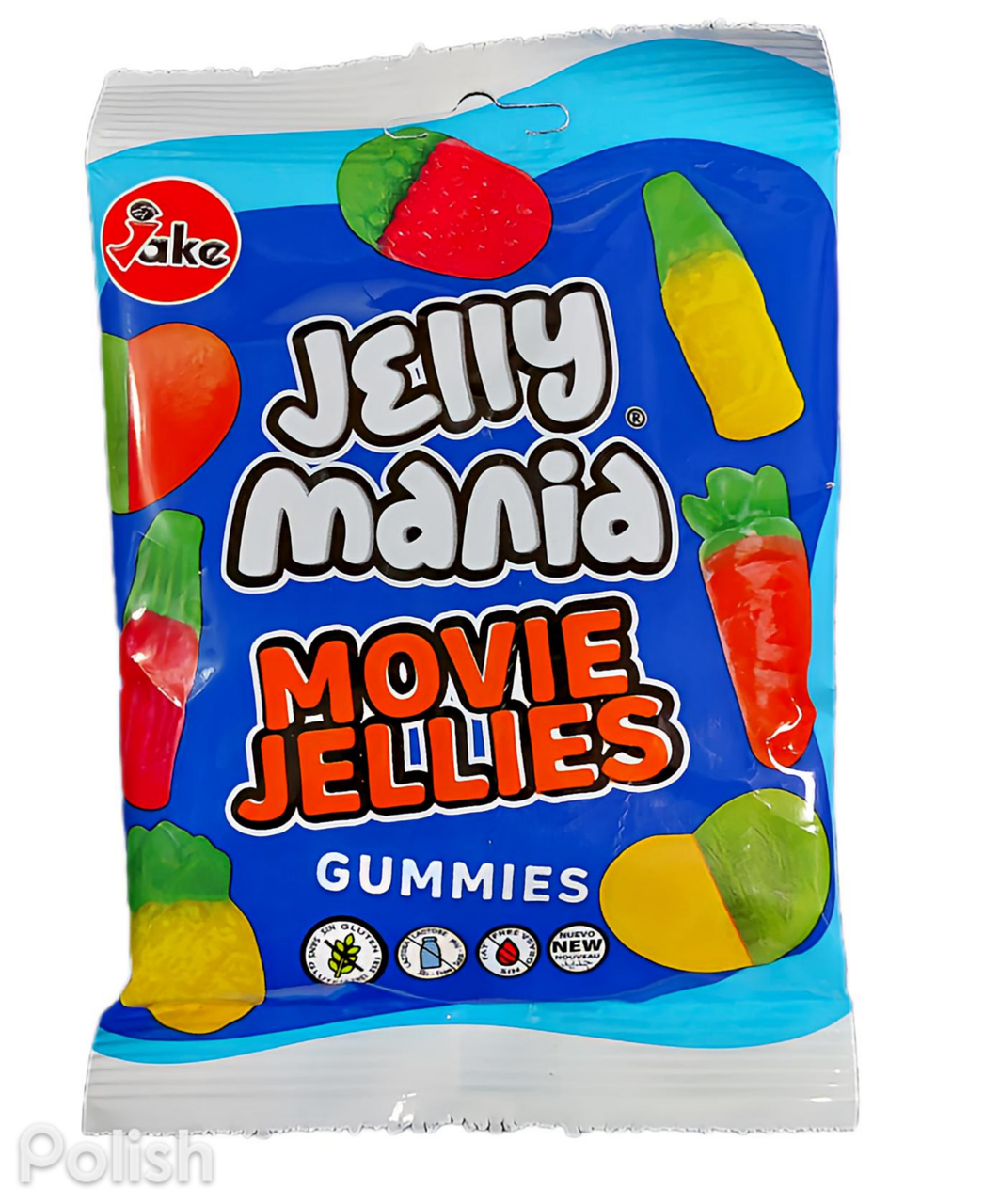 Желейні цукерки БЕЗ ГЛЮТЕНА І ЛАКТОЗИ Jelly Mania Movie Jelies Іспанія 100 г