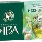 Чай зелений Ніжний Жасмин Принцеса Ява 25 пакет.(25штх1,5г) 37.5г
