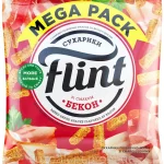 Сухарики пшенично-ржані зі смаком "Бекон" Flint 70г