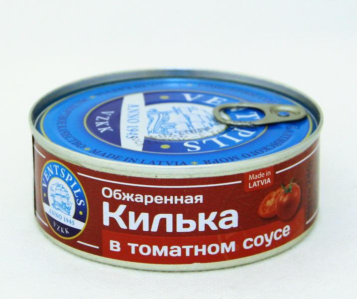 Кілька обсмажена в томатному соусі "Ventspils" 240 г Латвія