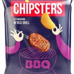 Чипси хвилясті зі смаком м'ясо гриль Chipster's 120 г
