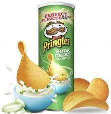 Чипси зі змінною і луком Pringles Sour cream@onion 165 г