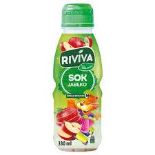 Сік яблучний з вітаміном C Riviva jablko 330 мл Польща