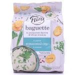 Сухарики Baguette пшеничні зі смаком вершкового соусу з зеленню Flint 100 г