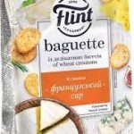 Сухарики Baguette пшеничні зі смаком "французький сир" Flint 100г