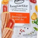 Сухарики Baguette пшеничні зі смаком "французький хот-дог" Flint 100г