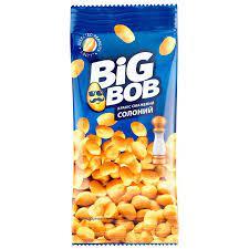 Арахіс смажений солоний Big Bob 60 г Україна
