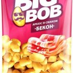 Арахіс смажений зі смаком "Бекон" Big Bob 60 г Україна