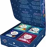 Чай чорний ассорті "4 вкуса" Lovare бергамот з манго, ваниллю, трюффель, апельсин (32 пакетика х 2г) 64г