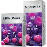 Чай цейлонський чорний байховий зі смаком лісових ягід пакетований Monomax (25 пакетиків х 1,5 г) 37,5 г