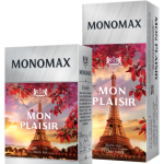 Чай чорний з пелюстками квітів і фруктами Mon Plaisir пакетований Monomax (25 пакетиків х 1,5 г)37,5 г