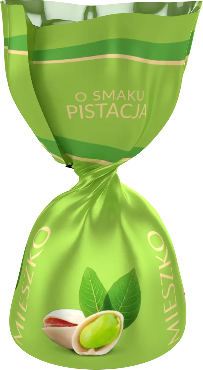 Шоколадні цукерки Фісташка Mieszko Pistacja 1 кг Польща