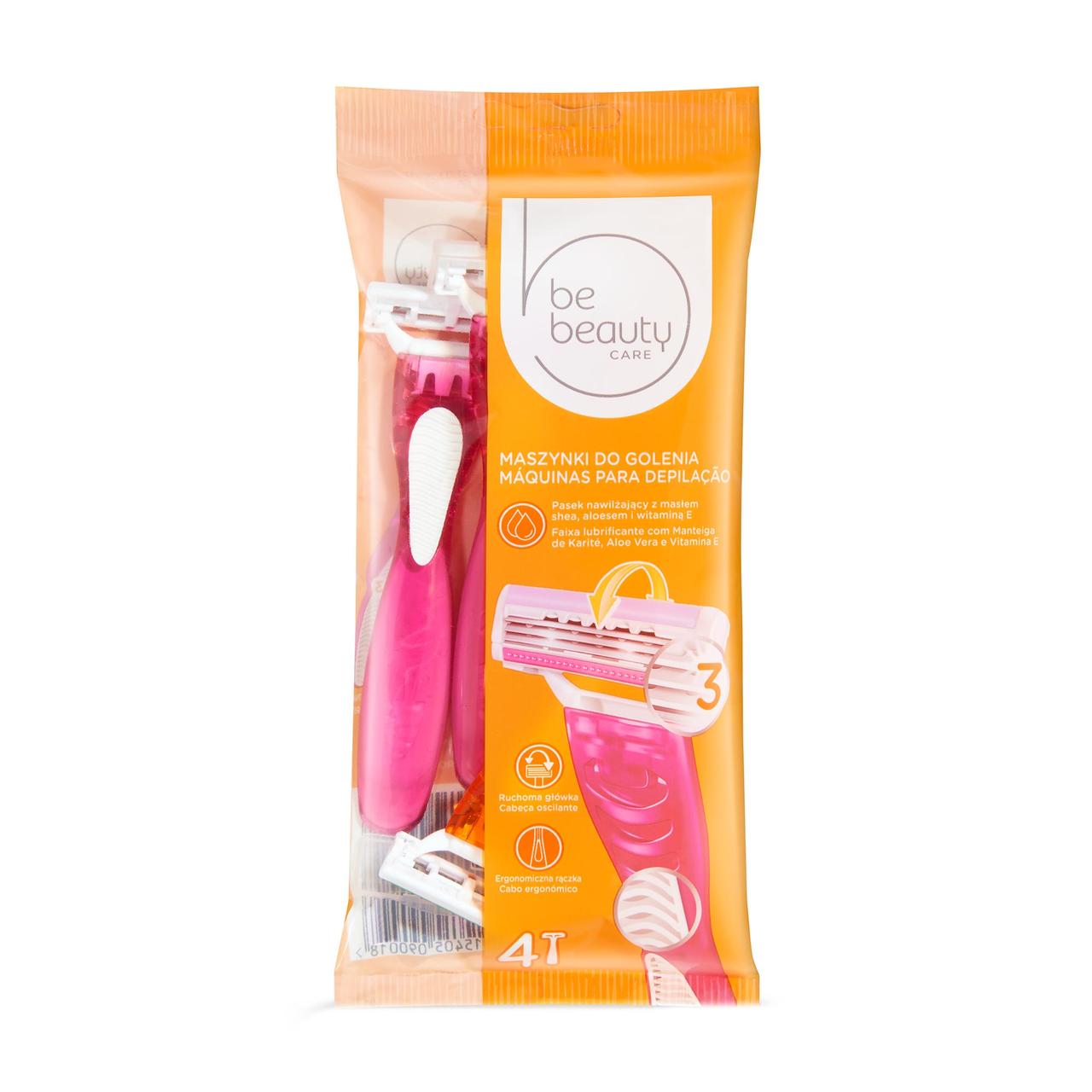 Верстат для гоління Beauty 3 леза 4 шт. Польща