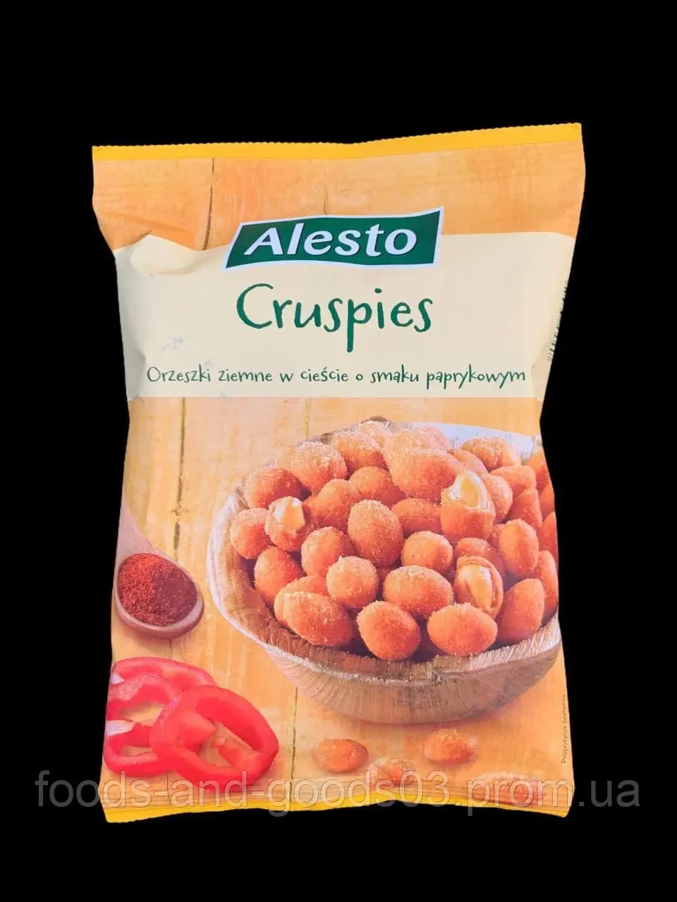 Арахіс смажений в оболонці зі смаком "Паприки" Alesto 200 г Польща