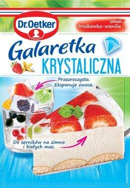 Залі "Кристал" з полунично-ванільним смаком Dr.Oetker Польща 77г