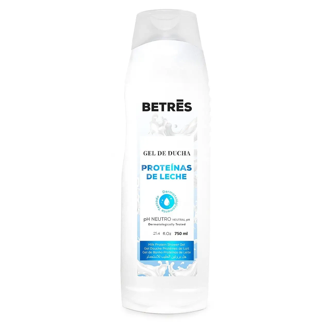 Зволожувальний гель для душу Betres Proteinas de leche 750 мл Іспанія