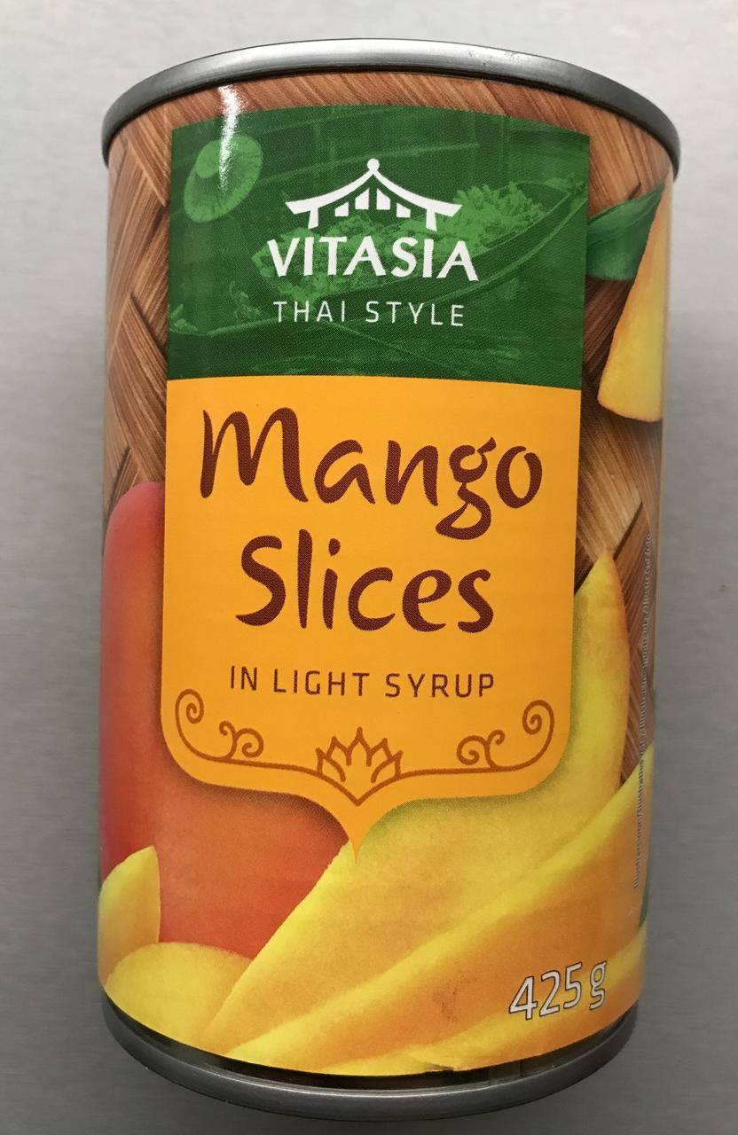 Манго скибочками Vitasia mango slices 425 г Польща