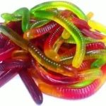 Желейні цукерки Черв'ячки з фруктовим соком CANDI Weze 200г