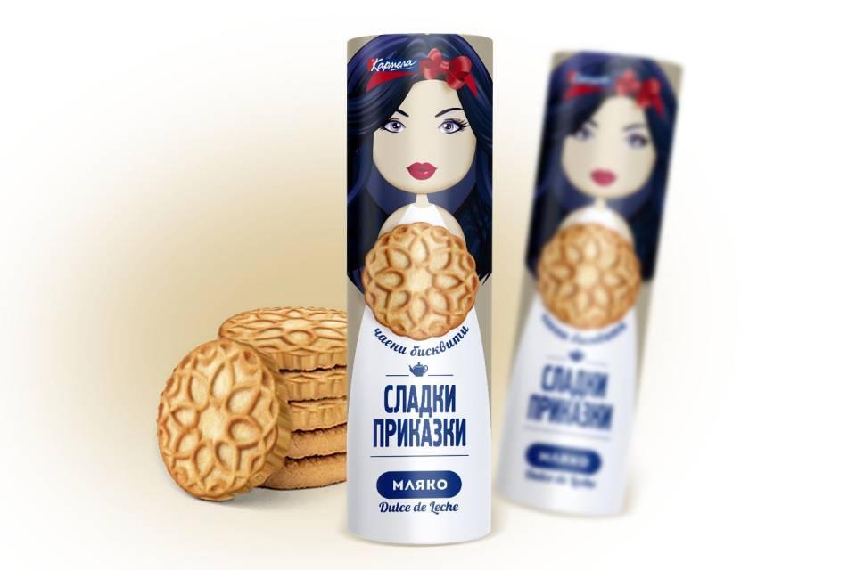 Печиво молочне БЕЗ ПАЛЬМОВОГО МАСЛА Karmela 163г Болгарія