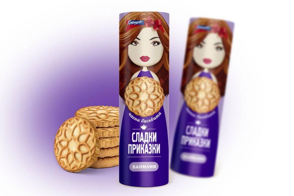 Печиво ванільне БЕЗ ПАЛЬМОВОГО МАСЛА Karmela 163 г Болгарія