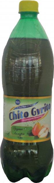 Напій безалкогольний газований зі смаком груші Chito Gvrito Boom 1 л Грузія