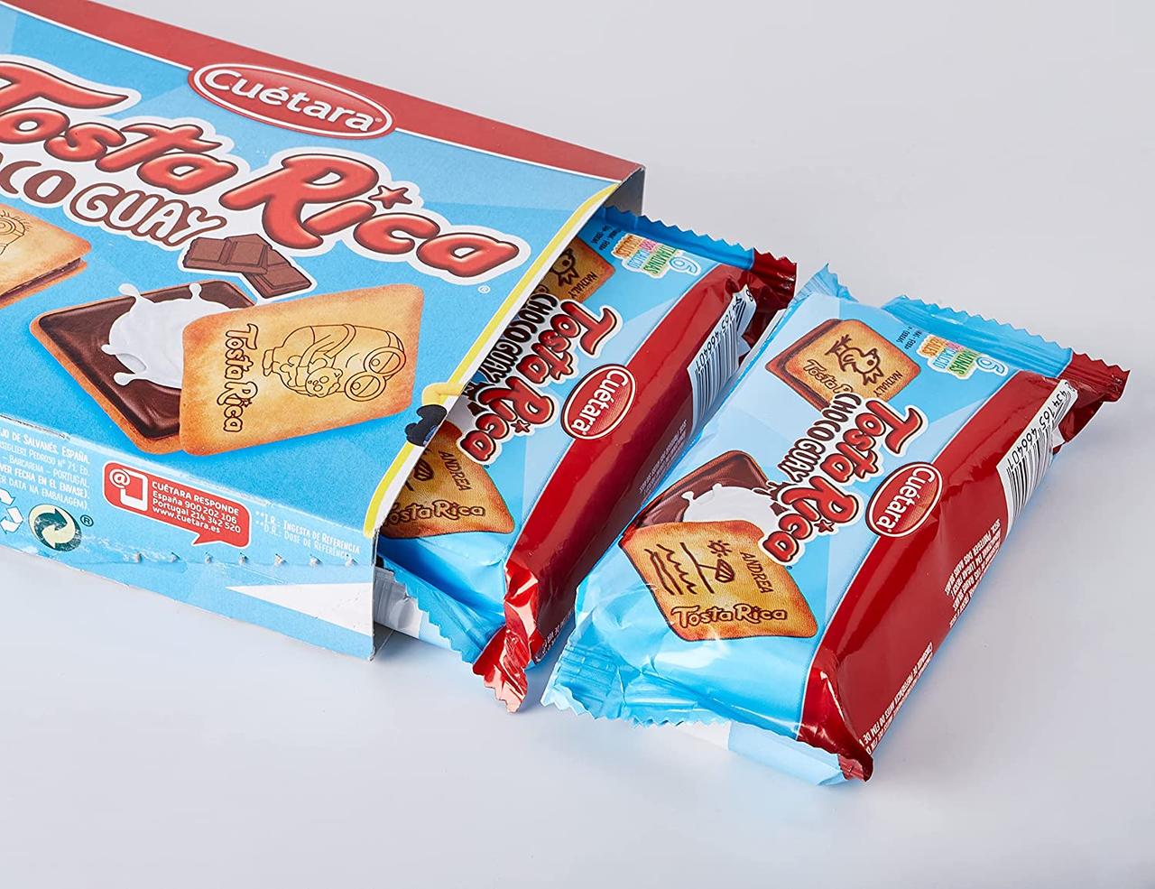 Печиво сендвіч із шоколадно-вершковим кремом Cuetara Tosta Rica 42 г Іспанія