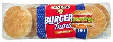 Намисто з кунжутом для гамбургерів Dan Cake Burger (6 шт.) 300 г Німеччина