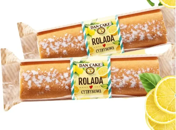 Рулет бісквітний лимонний Dan Cake Rolada 400 г Польща