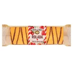 Рулет бісквітний полуничний Dan Cake Rolada 400 г Польща