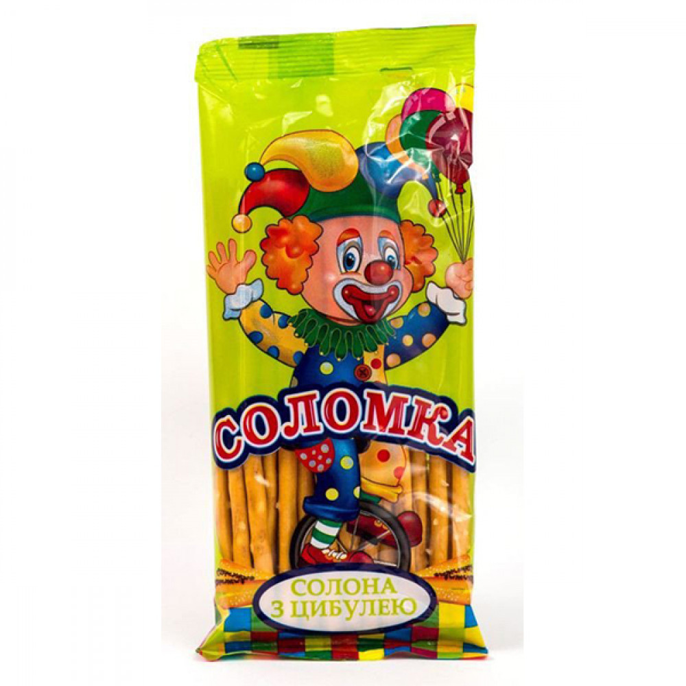 Соломка солона з луком Усмішка 40 г Україна