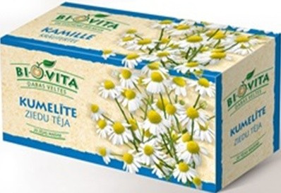 Чай трав'яний з ромашкою пакетований Bi Vita Camomile (20 шт. по 1,5 г) 30 г Латвія