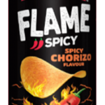 Чипси з гострим смаком ковбасок чорниро Pringles Flame Spicy Spicy Chorizo Flavour 160 г