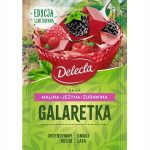 Желе (Galaretka) зі смаком малини, ожини та журавлини Delecta 50 г Польща