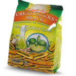 Хлібні мініпалички з часником і базиліком Crunchysticks alla Genovese Panealba 75 г Італія