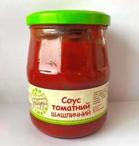 Соус томатний Шашличний З шашличною суницею грядки 460 г Україна