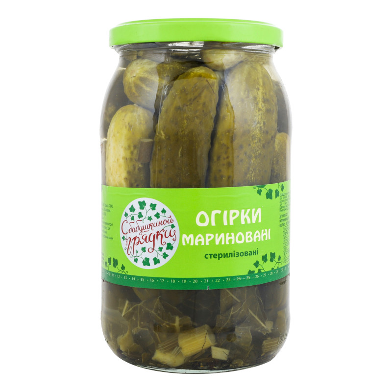 Огірки мариновані C Бабусиної грядки 850 г Україна