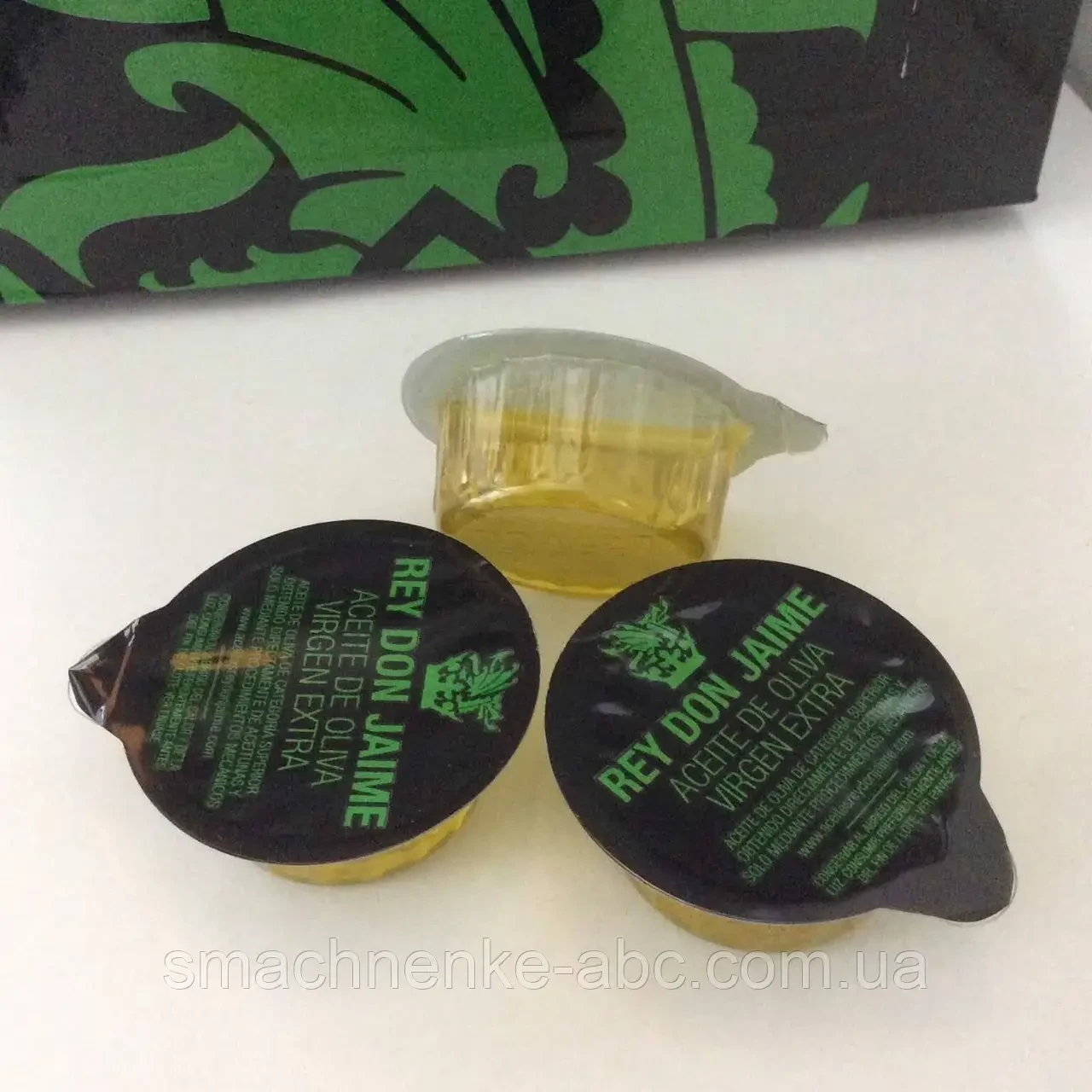 Олія оливкова порційна Rey Don Jaime Aceite de oliva virgen extra 10 мл Іспанія