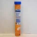 Вітаміни шипучі Edeka Elkos Vivede Calcium+ Vitamin K1, D 3, Фолієва кислота Німеччина (17 шт.)