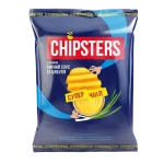 Чипси картопляні хвилясті зі смаком сирного соусу із зеленим луком Chipster's 110 г Україна