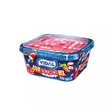 Желейні жувальні цукерки БЕЗ ГЛЮТЕНА Кислий Мікс Sour Licorice MIX 200 г ТМ VIDAL
