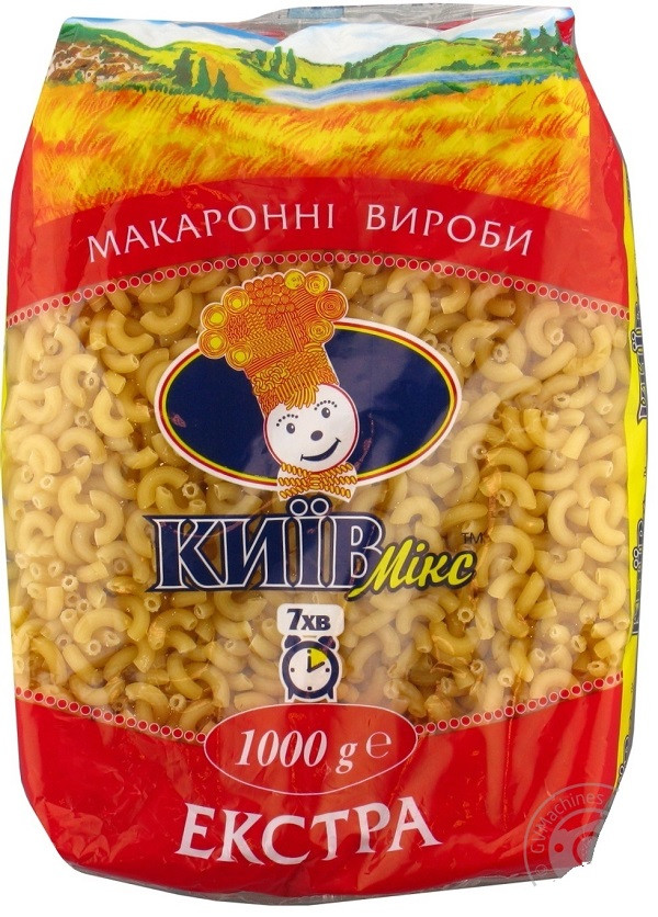 Макаронні вироби Ріжки маленькі Київ Мікс 1кг