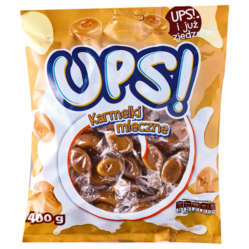Карамель із молочним смаком UPS 400 г Польща