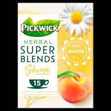 Чай трав'яний з біотином Pickwick herbal super blends biotin 15 пак. 22,5 г Нідерланди