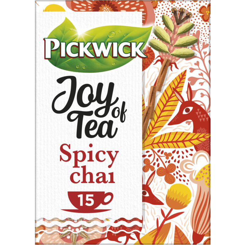 Чай робуш с пряностями Pickwick Joy of Tea Spicy chai 15пак. 26 г Нідерланди