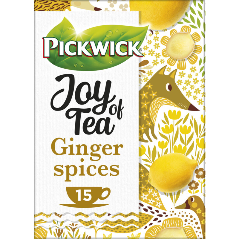 Чай ароматизований Pickwick Joy of Tea Ginger spices 15пак. 26,25 г Нідерланди