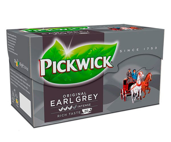 Чай чорний з бергамотом Pickwick Earl Grey original 20пак. 40 г Нідерланди