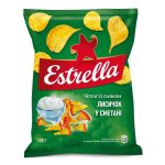 Чипсы со вкусом Лисички в сметане Estrella 125г Украина