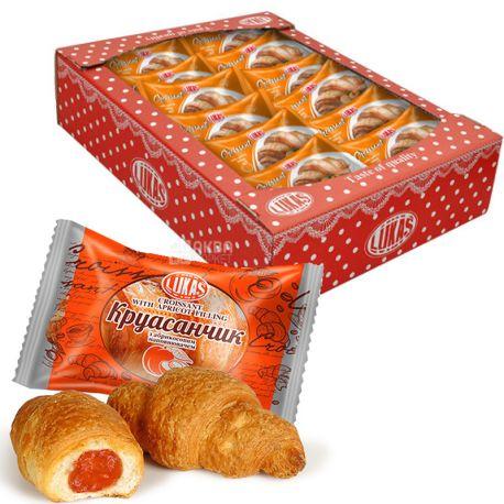 Круасан з абрикосовою начинкою Лукас 1кг Україна