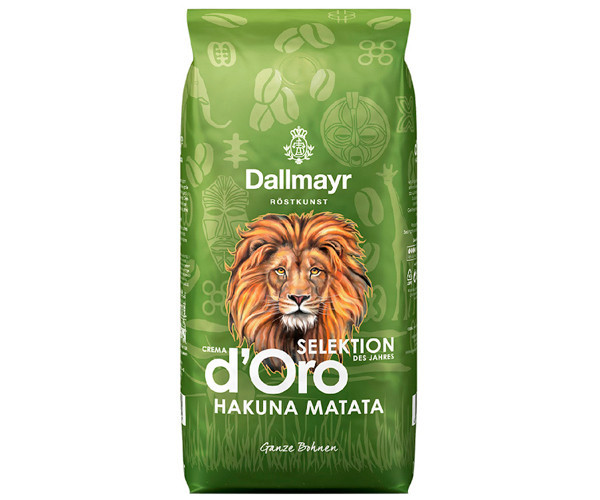 Кава в зернах Dallmayr Crema d'Oro Selektion Hakuna Matata 1 кг Німеччина